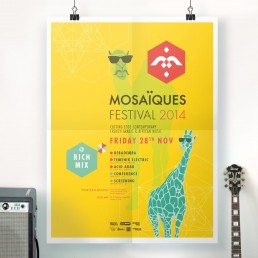 koopski poster mosaïques festival raphael panerai affiche flyer