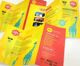 koopski programme flyer ticket mosaiques festival raphael panerai graphiste freelance paris