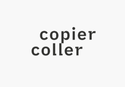 logo copier coller, association artistique, raphael panerai 2019